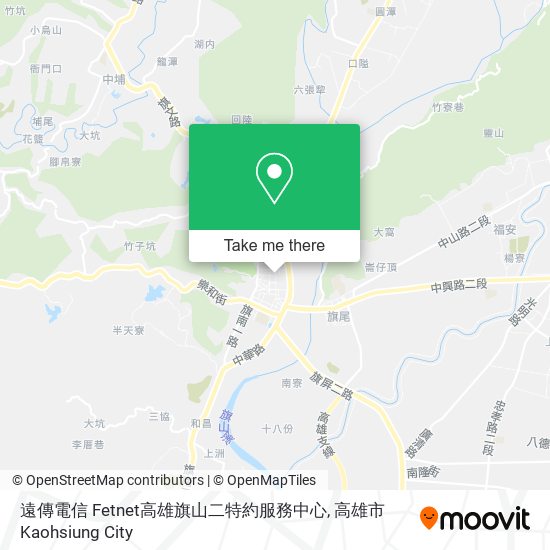 遠傳電信 Fetnet高雄旗山二特約服務中心 map