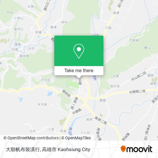 大順帆布裝潢行地圖