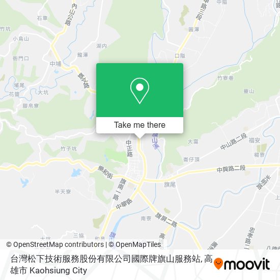 台灣松下技術服務股份有限公司國際牌旗山服務站地圖