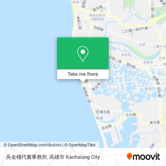吳金棧代書事務所地圖