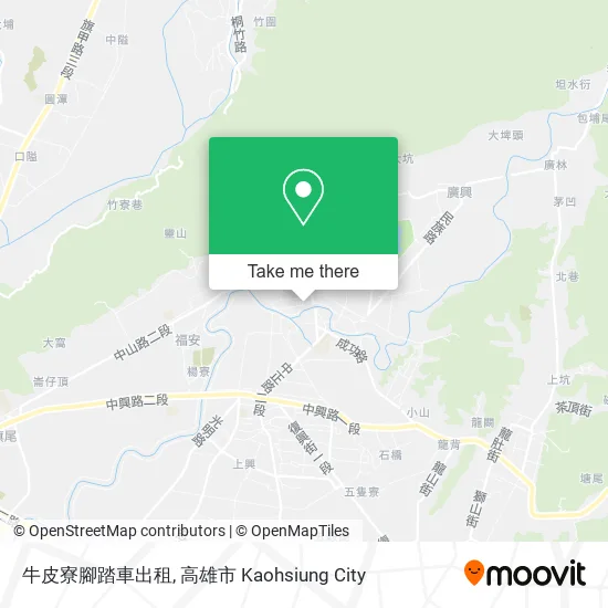 牛皮寮腳踏車出租地圖