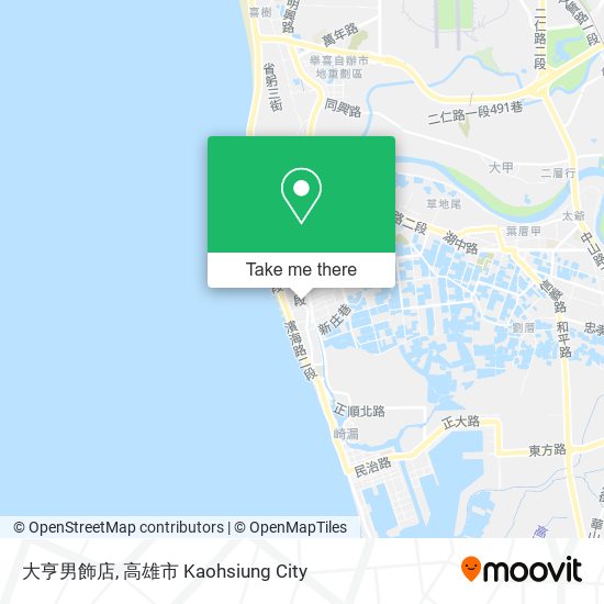 大亨男飾店 map