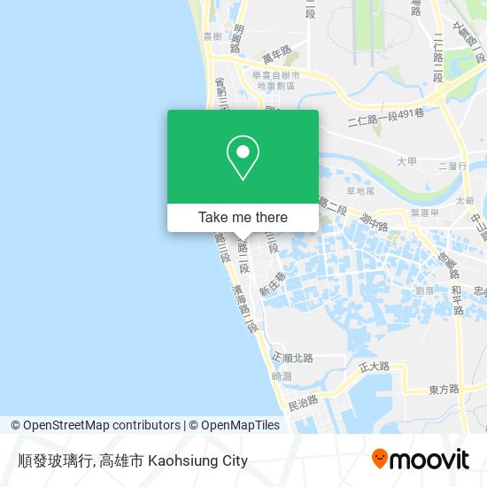 順發玻璃行地圖