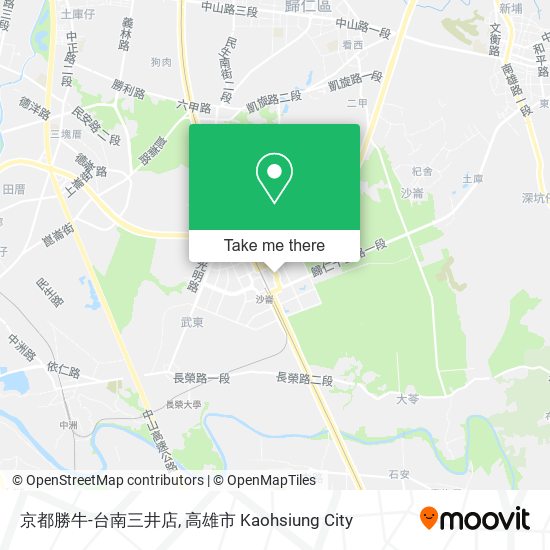 京都勝牛-台南三井店 map
