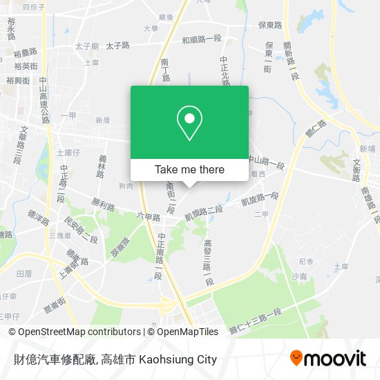 財億汽車修配廠地圖