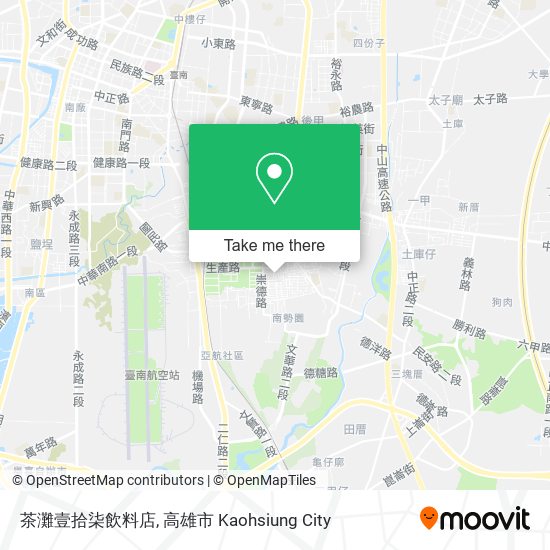 茶灘壹拾柒飲料店地圖