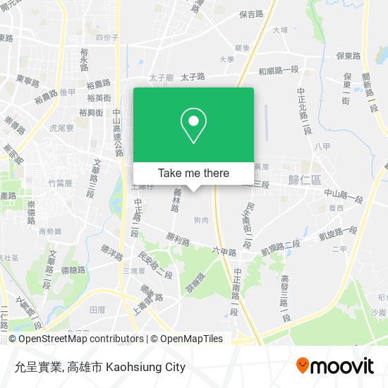 允呈實業 map