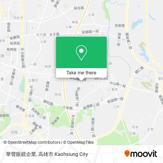 華聲眼鏡企業 map