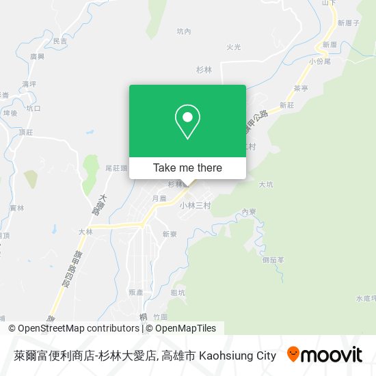 萊爾富便利商店-杉林大愛店 map