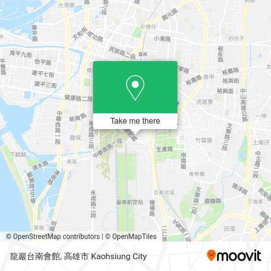 龍巖台南會館 map