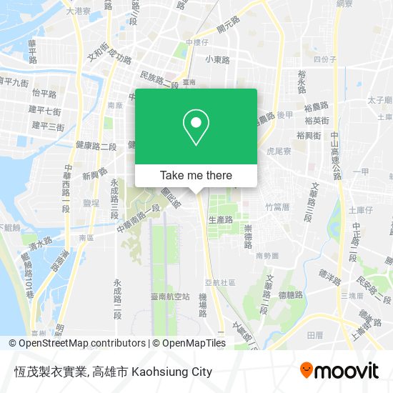 恆茂製衣實業 map