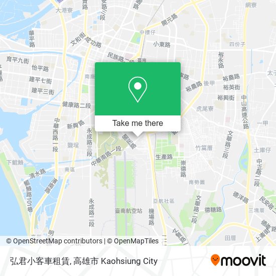 弘君小客車租賃 map