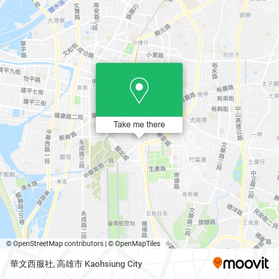 華文西服社 map