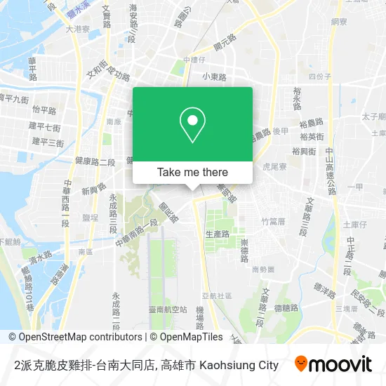 2派克脆皮雞排-台南大同店 map