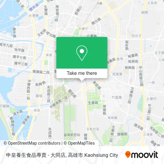 申皇養生食品專賣 - 大同店 map
