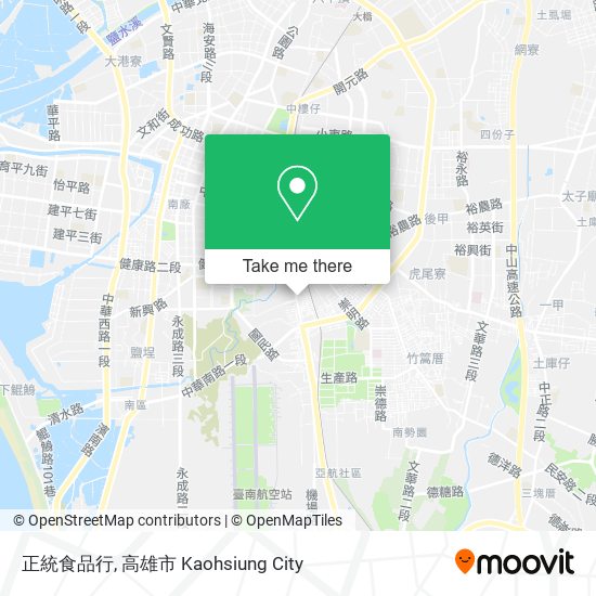 正統食品行 map