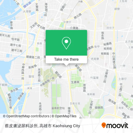 蔡皮膚泌尿科診所地圖