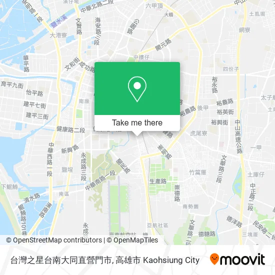 台灣之星台南大同直營門市 map