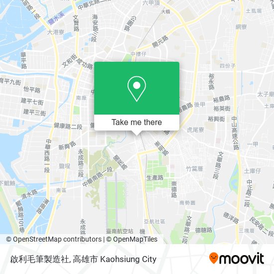 啟利毛筆製造社 map