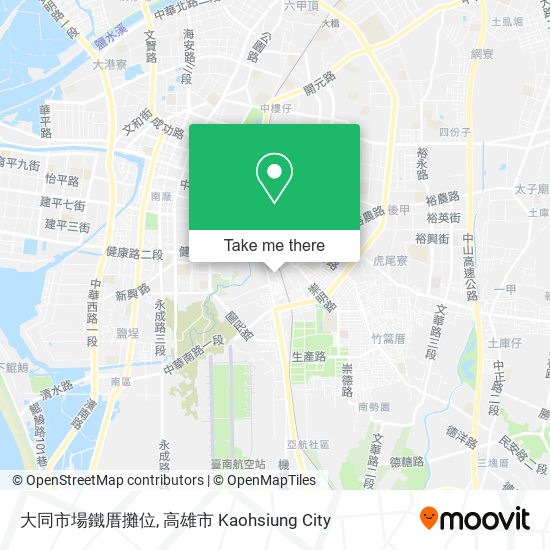 大同市場鐵厝攤位 map