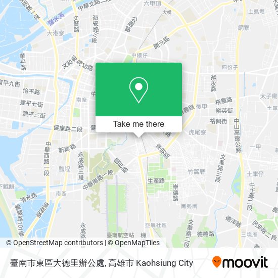 臺南市東區大德里辦公處 map