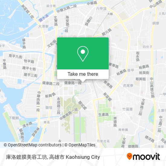 庫洛鍍膜美容工坊 map