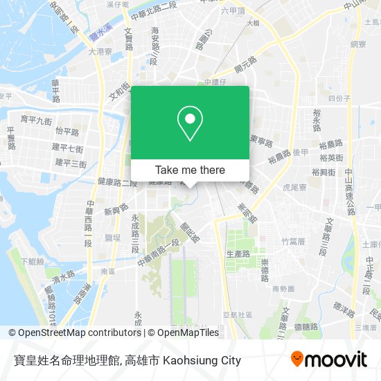 寶皇姓名命理地理館 map