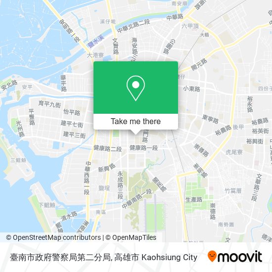 臺南市政府警察局第二分局 map