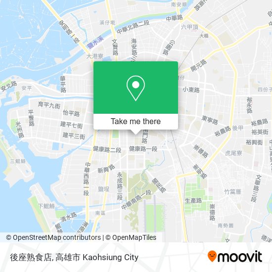 後座熟食店地圖