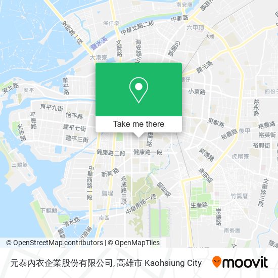 元泰內衣企業股份有限公司 map
