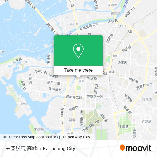 來亞飯店 map