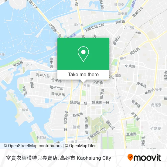 富貴衣架模特兒專賣店 map