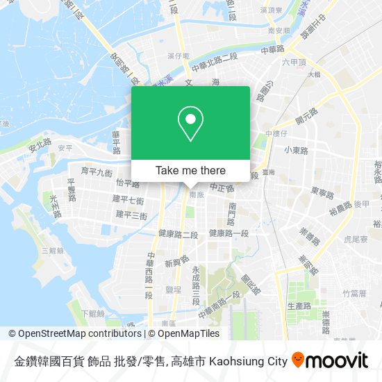 金鑽韓國百貨 飾品 批發/零售 map