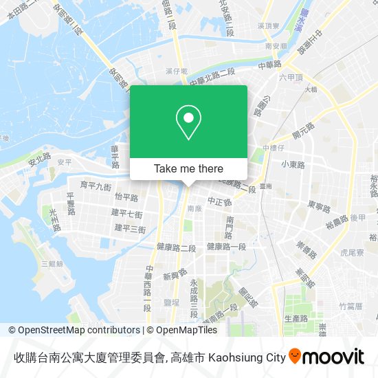 收購台南公寓大廈管理委員會 map