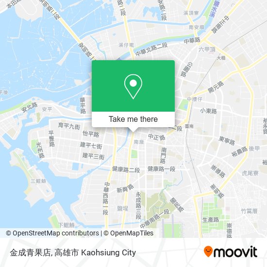 金成青果店 map