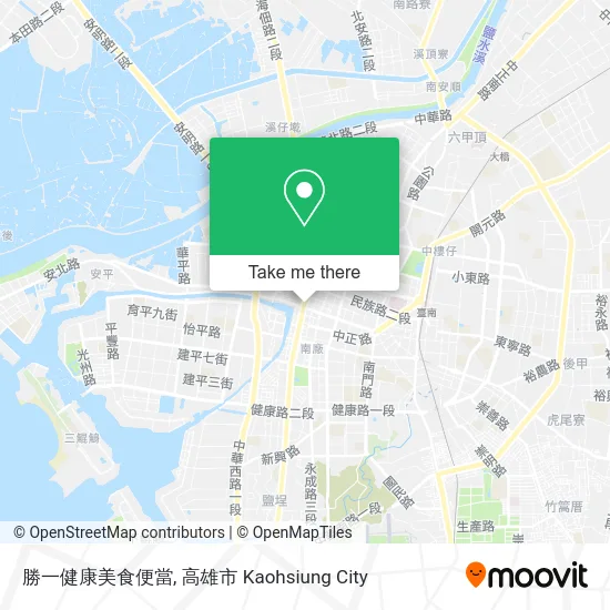 勝一健康美食便當 map