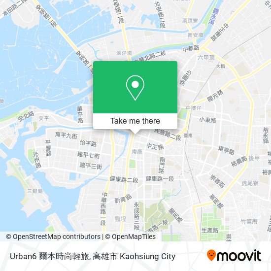 Urban6 爾本時尚輕旅 map