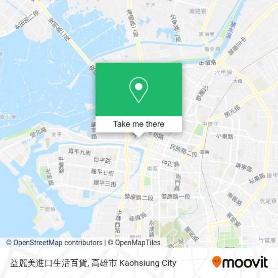 益麗美進口生活百貨 map