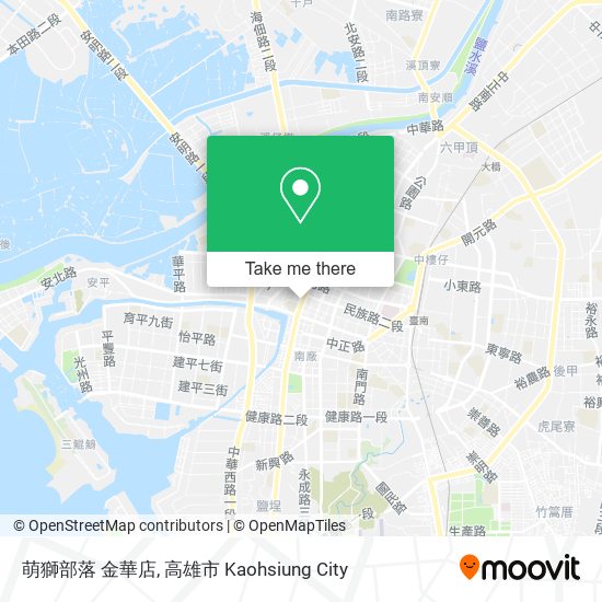 萌獅部落 金華店地圖