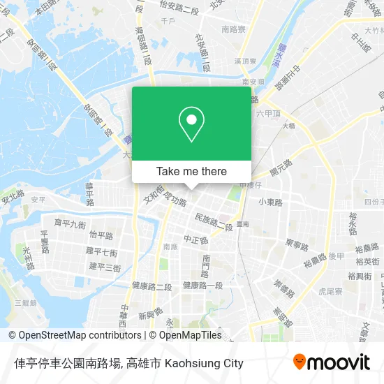 俥亭停車公園南路場 map