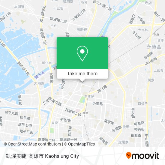 凱渥美睫 map