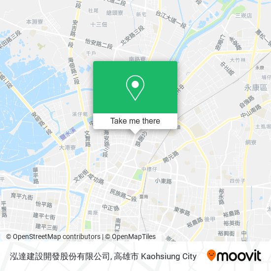 泓達建設開發股份有限公司 map