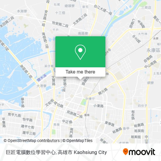 巨匠電腦數位學習中心地圖