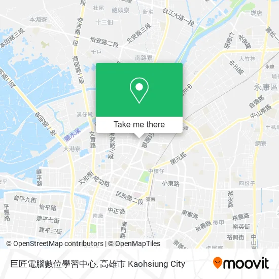 巨匠電腦數位學習中心地圖