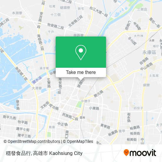 穩發食品行 map