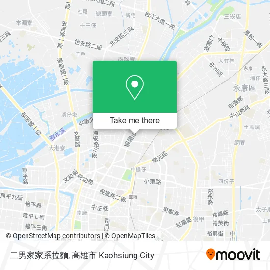 二男家家系拉麵 map