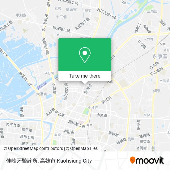 佳峰牙醫診所 map