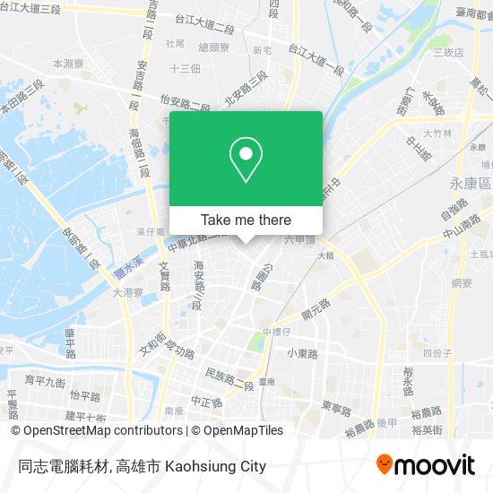 同志電腦耗材地圖