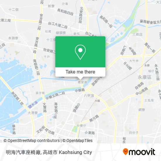 明海汽車座椅廠 map