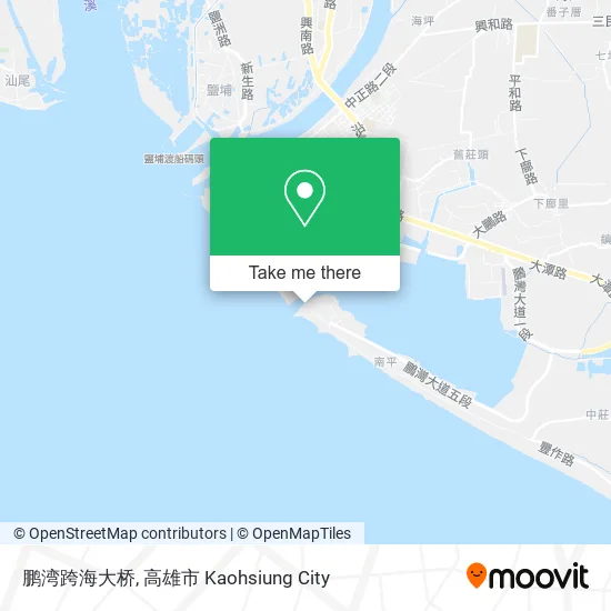 鹏湾跨海大桥 map